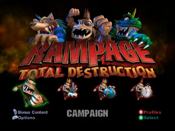 Rampage - Total Destruction screen shot title